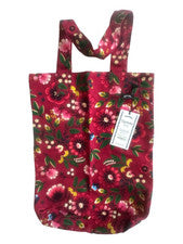 Bolso de Mano Sueco Skansen Dalafloda ALGODÓN 13" X 16" Nuevo Brillante Folk