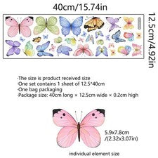Mejora la decoración de tu hogar con pegatinas de pared mariposa perfectas para cualquier tamaño de habitación