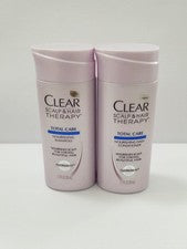 Cuidado total de terapia de cuero cabelludo y cabello transparente. Champú y acondicionador. 1,7 fl oz