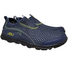 JBU Hombres Rosco Zapatillas Deportivas Sin Cordones Todo Terreno Talla EE. UU. 11,5 M Azul Marino Malla