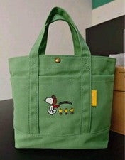 Bolso Snoopy Bolso de Lona Bolso de Mano Playa Escuela Compras