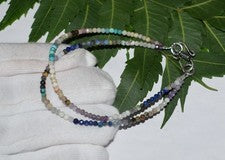 Redondo Turmalina Perlado Cumpleaños Pulsera Joyería 925 Plata Esterlina