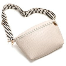 Bandolera tejida para mujer, bolso cinturón de cuero tejido, riñonera tejida Fanny Pac...