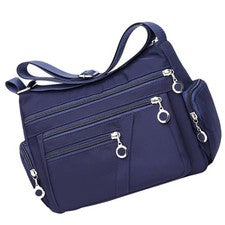 Bolso bandolera de nailon multicapa de 1 pieza Bolso de almacenamiento de un solo hombro