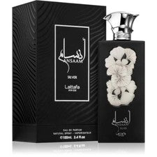 @Lattafa Ansaam Silver Long Lasting Perfume 100ml # R602