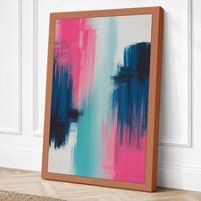 Impresión en lienzo abstracto de energía cromática arte de pared decoración del hogar listo para colgar