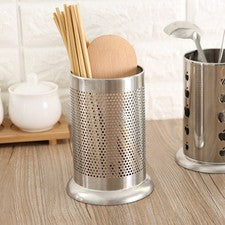 Soporte de cocina cubiertos drenaje palillo contenedor jaula organizador