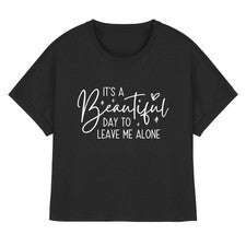 Camiseta de mujer oversize con refrán divertido, camiseta divertida de mujer moda llamativa
