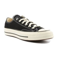 Zapatillas bajas unisex Converse 162058 Chuck 70 Ox en negro talla UK 3-12