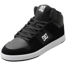 DC Shoes Cure Hi Top Hombre Entrenadores de Skate en Negro Blanco - 9 UK