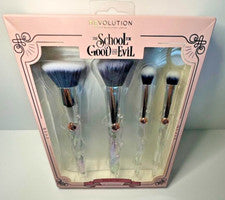 Juego de pinceles iridiscentes Revolution Makeup London Beauty School for Good & Evil nuevo en caja