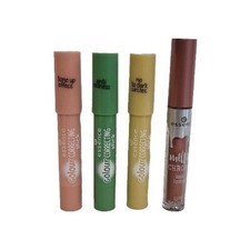 Set de regalo de 4 piezas para mujer amiga 3 barras correctoras de color + 1 lápiz labial líquido maquillaje