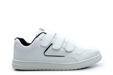 Dek Para Hombres Entrenadores con Cierre Táctil Para Hombre Zapatos con Cierre Táctil Informales Blanco Talla