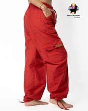 Pantalones boho de algodón. Pantalones estilo hippie.