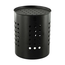 Cubiertos de cocina y soporte para utensilios de acero inoxidable con función de orificio de desagüe