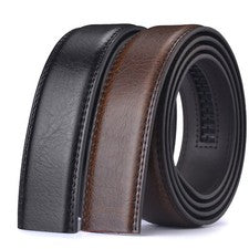 Cinturón de cuero de lujo para hombre hebilla automática cinturón correa de trinquete correa de reemplazo