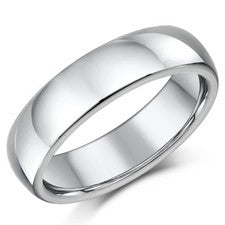 Anillo de boda de tungsteno sólido pesado pulido anillos de boda 5 mm 6 mm 7 mm