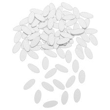 100 piezas de pegatinas reutilizables mini ovaladas con espejo para manualidades hágalo usted mismo decoración de parede