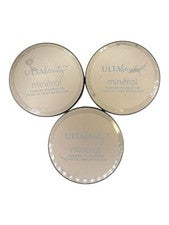 (3) Base en polvo mineral Ulta Beauty DEEP COOL 0,35 oz sellada
