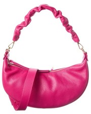 Bolso de hombro italiano de cuero para mujer