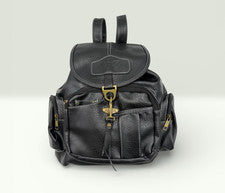Mochila de cuero PU para mujer Cartera de hombro Bolso de viaje escolar vintage Mochila