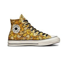 Unisex Converse Peanuts Woodstock Chuck Hi Zapatos Amarillo Negro Blanco A01871C