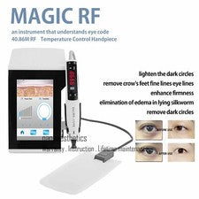 Máquina de estiramiento facial de tratamiento de ojos RF eliminación de arrugas anti envejecimiento cuidado facial de la