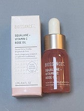NUEVO EN CAJA Lujo Cuidado de la Piel Bioassance Escualeno Vitamina C Aceite de Rosa Aceite Facial 12 ml!