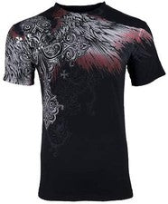 Camiseta para hombre Xtreme Couture by Affliction alférez motociclista cruz Y2K S-5XL