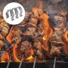 Soporte de sonda de temperatura para utensilios de barbacoa de 3 piezas soporte para termómetro para hornear