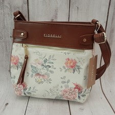 Bolso Bandolera Fiorelli Para Mujer Lila, Floral