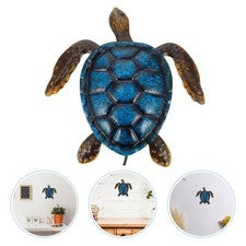 1 pieza Colgante Tortuga Hierro Color Tortuga Colgante Decoración Hogar Pared Adorno