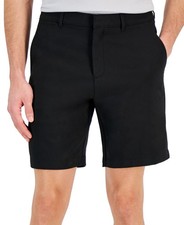 Pantalones Cortos Alfani Tech Para Hombre Talla 40 Negro Profundo Rendimiento Actualizado 6" Ajuste Regular
