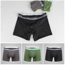 Calzoncillos boxer convexos U de algodón de colores para hombre de moda gay transpirables pantalones ajustados