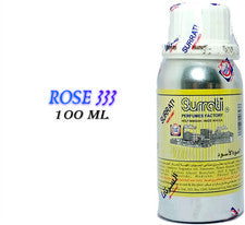 Aceite de perfume concentrado Surrati Rose 333, envasado de 100 ml, aceite Attar.