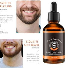 Suero para el cuidado de la barba para hacer crecer el cabello más grueso elástico y suave para el cuidado de la barba