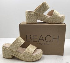 Sandalias para mujer Beach By Matisse Ocean Ave en color natural talla 9M