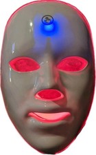 Nuevo En Caja Mascarilla Facial LED Terapia de Luz 7 Colores Cuidado de la Piel Rojo Azul Verde