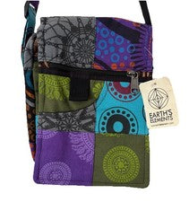 Bolso de Mano Earth Elements Patchwork Nuevo Hecho en Nepal