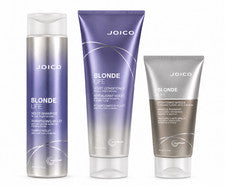 Champú, acondicionador violeta y mascarilla iluminadora Joico Blonde Life violeta violeta
