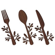 Arte de pared decorativo para decoración de cocina de 3 piezas