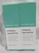 Gel exfoliante Aqua Peeling de té verde LHA MATHER MADE, cuidado de poros 100 ml paquete de 2