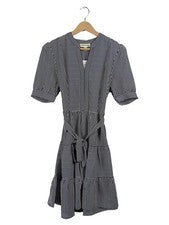 Vestido blusa mujer Monteau T. 38 M azul rayas marítimo
