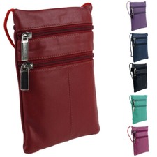 Bolso bandolera/cruzada de cuero para damas pequeñas de cuero Oakridge