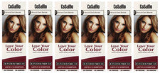 Color de cabello CoSaMo #738 rubio natural oscuro, se compara con el cuidado amoroso (paquete de 6)