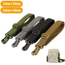 Bolso de Hombro Táctico Correa Cinturón Ajustable para Bolsas de Mensajero Bolso de Mano 2.5/3.8cm