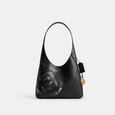 Bolso de Hombro Coach X Clot Brooklyn 28 Cuero Negro Nuevo con Etiquetas