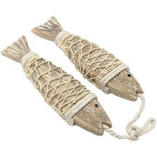 2 piezas Colgante de Peces Decorativo Telón de Fondo Adorno Hogar Colgante de Pared Adorno
