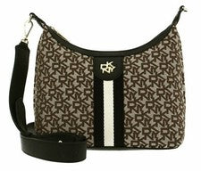 Bolso bandolera DKNY Carol Pouchette M bolso de hombro chino / negro marrón nuevo