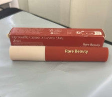 Lápiz labial crema mate souffle de labios de belleza raro ~ VALIENTE ~ tamaño completo 0,13 oz ~ nuevo en caja